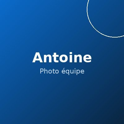 Antoine, technicien