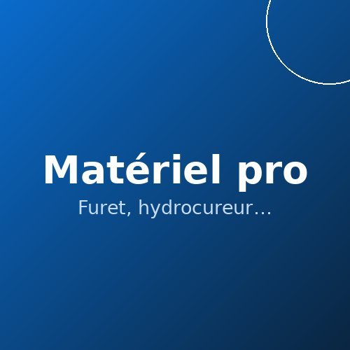 Matériel de plomberie professionnel